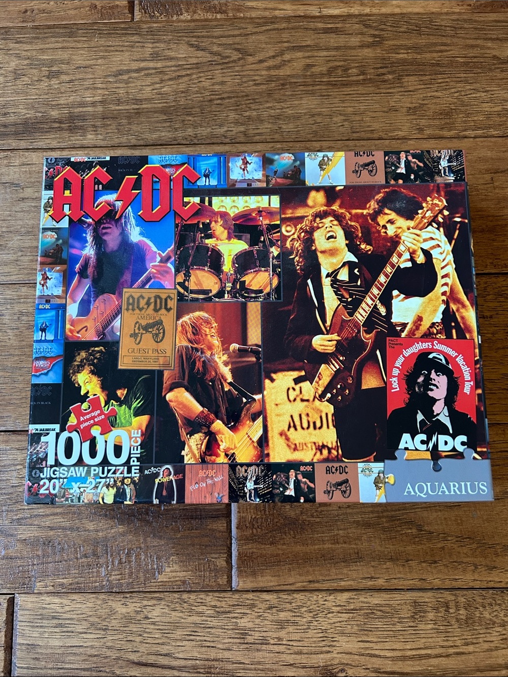 Aquarius AC/DC 1000 Piece Jigsaw Puzzle 20" x 27"
